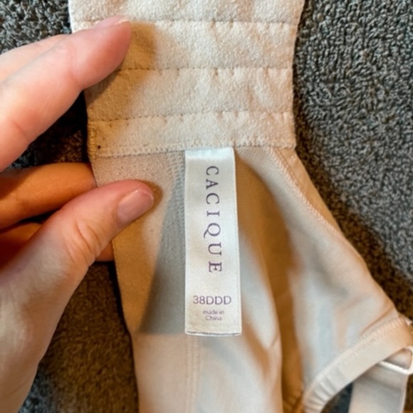 Lane Bryant / Casique Cooling No Wire Nude Bra! 38ddd - Picture 3 of 4